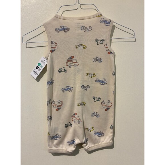 NWT Carter's Child of Mine Tan Vehicle Romper - 18M - Picture 2 of 3